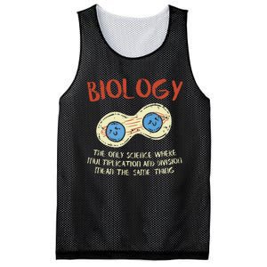 Biology Quote Study Organism Genetics Science Microbiologist Mesh Reversible Basketball Jersey Tank