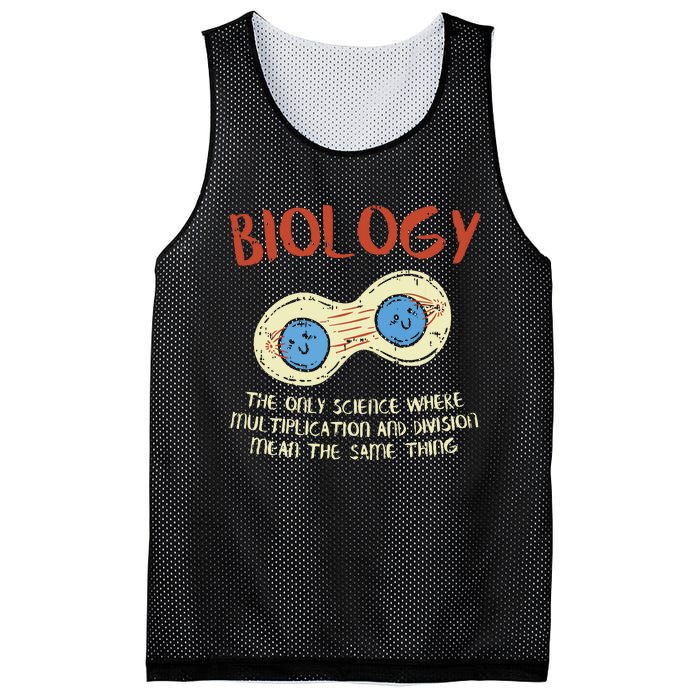 Biology Quote Study Organism Genetics Science Microbiologist Mesh Reversible Basketball Jersey Tank