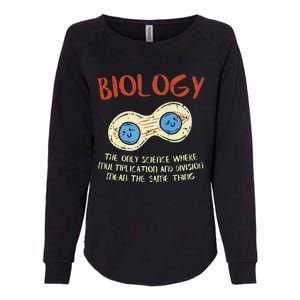 Biology Quote Study Organism Genetics Science Microbiologist Womens California Wash Sweatshirt