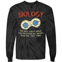 Biology Quote Study Organism Genetics Science Microbiologist Tie-Dye Long Sleeve Shirt