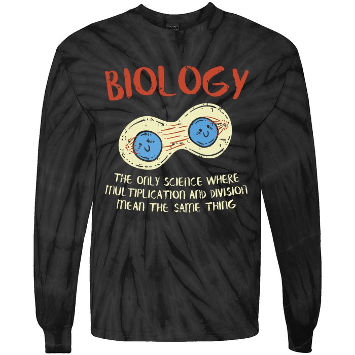 Biology Quote Study Organism Genetics Science Microbiologist Tie-Dye Long Sleeve Shirt