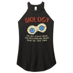 Biology Quote Study Organism Genetics Science Microbiologist Women's Perfect Tri Rocker Tank