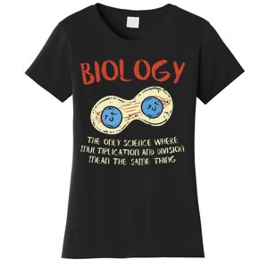 Biology Quote Study Organism Genetics Science Microbiologist Women's T-Shirt