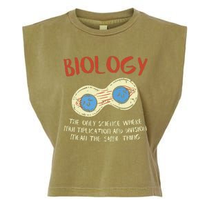 Biology Quote Study Organism Genetics Science Microbiologist Garment-Dyed Women's Muscle Tee