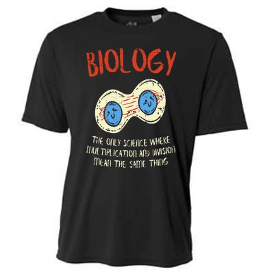 Biology Quote Study Organism Genetics Science Microbiologist Cooling Performance Crew T-Shirt