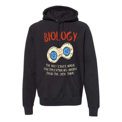 Biology Quote Study Organism Genetics Science Microbiologist Premium Hoodie