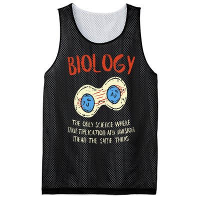 Biology Quote Study Organism Genetics Science Microbiologist Mesh Reversible Basketball Jersey Tank