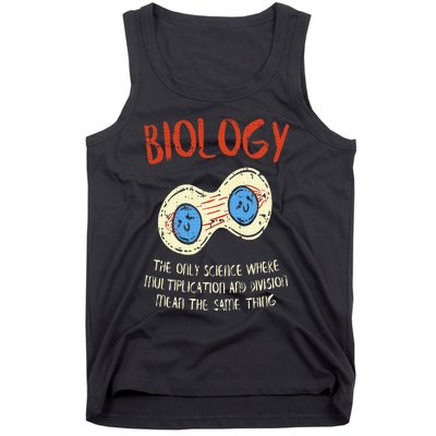 Biology Quote Study Organism Genetics Science Microbiologist Tank Top