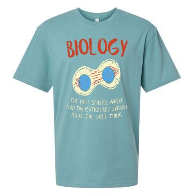 Biology Quote Study Organism Genetics Science Microbiologist Sueded Cloud Jersey T-Shirt