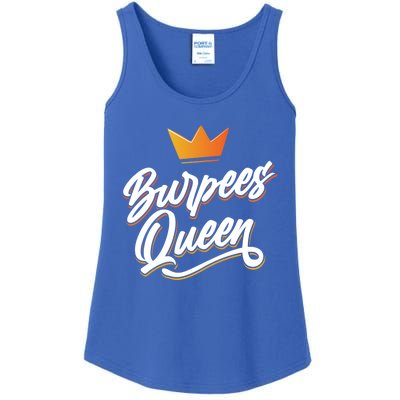 Burpees Queen Sport Workout Fitness Training Burpee Fan Great Gift Ladies Essential Tank