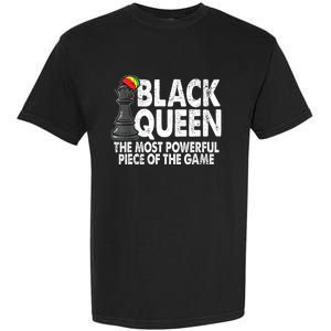 Black Queen The Most Powerful Piece Black History Month Garment-Dyed Heavyweight T-Shirt