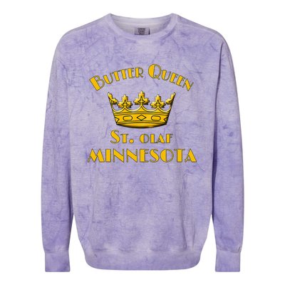 Butter Queen T St Olaf Colorblast Crewneck Sweatshirt