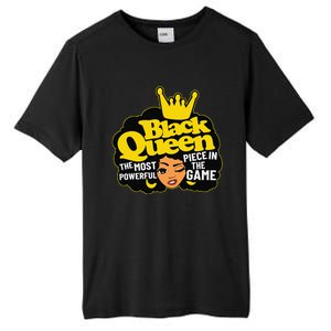 Black Queen The Most Powerful Piece In The Game African Afro Tall Fusion ChromaSoft Performance T-Shirt