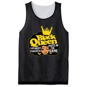 Black Queen The Most Powerful Piece In The Game African Afro Mesh Reversible Basketball Jersey Tank