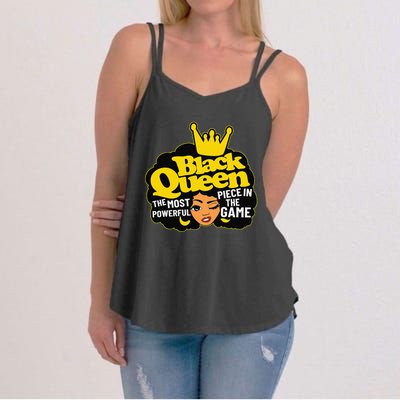 Black Queen The Most Powerful Piece In The Game African Afro Women's Strappy Tank