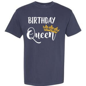 Birthday Queen Tiara Crown 21 30 40 50 Birthday Gift Garment-Dyed Heavyweight T-Shirt