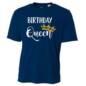 Birthday Queen Tiara Crown 21 30 40 50 Birthday Gift Cooling Performance Crew T-Shirt