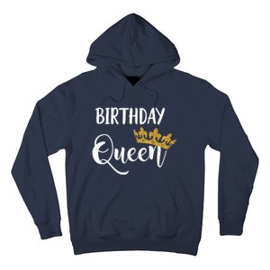 Birthday Queen Tiara Crown 21 30 40 50 Birthday Gift Hoodie