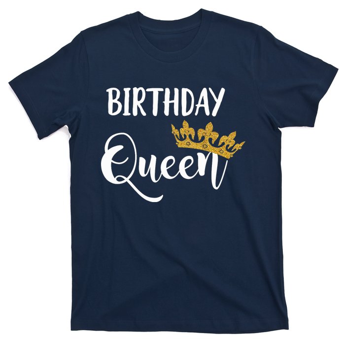 Birthday Queen Tiara Crown 21 30 40 50 Birthday Gift T-Shirt