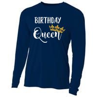 Birthday Queen Tiara Crown 21 30 40 50 Birthday Gift Cooling Performance Long Sleeve Crew