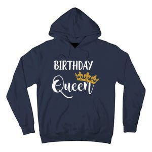 Birthday Queen Tiara Crown 21 30 40 50 Birthday Gift Tall Hoodie