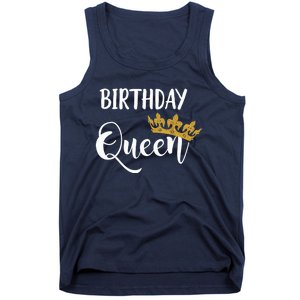 Birthday Queen Tiara Crown 21 30 40 50 Birthday Gift Tank Top