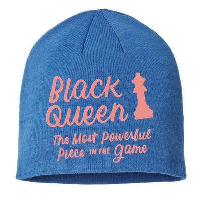 Black Queen The Most Powerful Piece In The Game Melanin Gift Sustainable Beanie