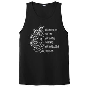 Buddha Quotes Thoughts Spirituality Meaningful Gift Tee Yoga Gift PosiCharge Competitor Tank