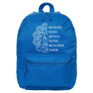 Buddha Quotes Thoughts Spirituality Meaningful Gift Tee Yoga Gift 16 in Basic Backpack