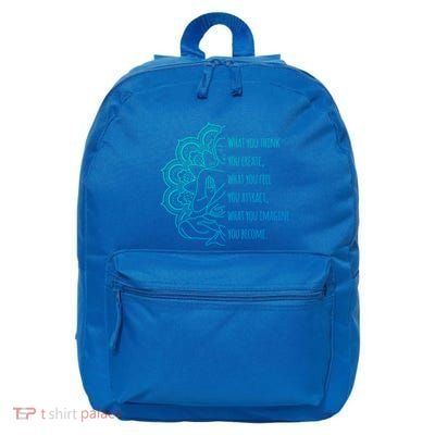 Buddha Quotes Thoughts Spirituality Meaningful Gift Yoga Gift 16 in Basic Backpack