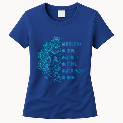 Buddha Quotes Thoughts Spirituality Meaningful Gift Yoga Gift Womens T-Shirt