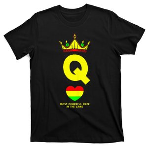 Black Queen The Most Powerful Piece In The Game Juneteenth T-Shirt