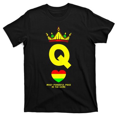 Black Queen The Most Powerful Piece In The Game Juneteenth T-Shirt