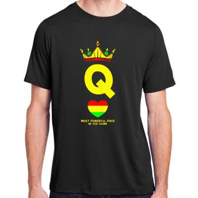 Black Queen The Most Powerful Piece In The Game Juneteenth Adult ChromaSoft Performance T-Shirt