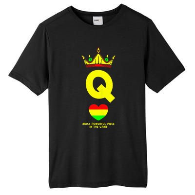 Black Queen The Most Powerful Piece In The Game Juneteenth Tall Fusion ChromaSoft Performance T-Shirt