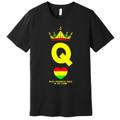 Black Queen The Most Powerful Piece In The Game Juneteenth Premium T-Shirt