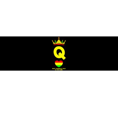 Black Queen The Most Powerful Piece In The Game Juneteenth Bumper Sticker