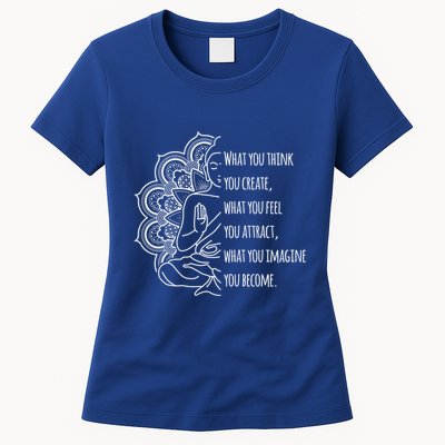 Buddha Quotes Thoughts Spirituality Meaningful Gift Yoga Gift Womens T-Shirt