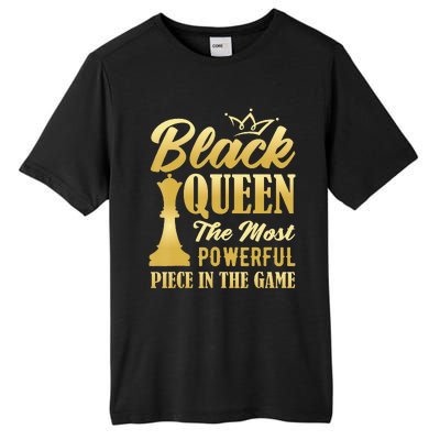 Black Queen The Most Powerful Piece in The Game Tall Fusion ChromaSoft Performance T-Shirt