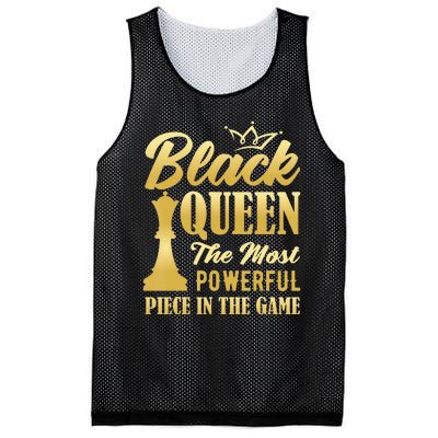 Black Queen The Most Powerful Piece in The Game Mesh Reversible Basketball Jersey Tank