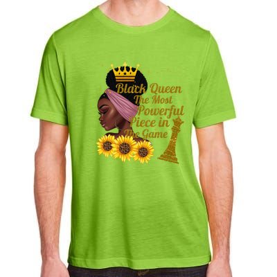 Black Queen The Most Powerful Piece In The Game African Meaningful Gift Adult ChromaSoft Performance T-Shirt