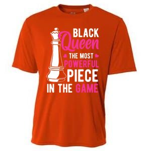 Black Queen The Most Powerful Piece In The Game Gift Cooling Performance Crew T-Shirt