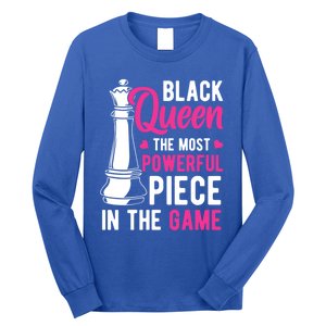 Black Queen The Most Powerful Piece In The Game Gift Long Sleeve Shirt