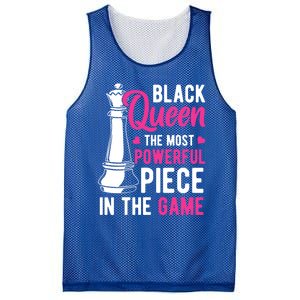 Black Queen The Most Powerful Piece In The Game Gift Mesh Reversible Basketball Jersey Tank