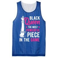 Black Queen The Most Powerful Piece In The Game Gift Mesh Reversible Basketball Jersey Tank