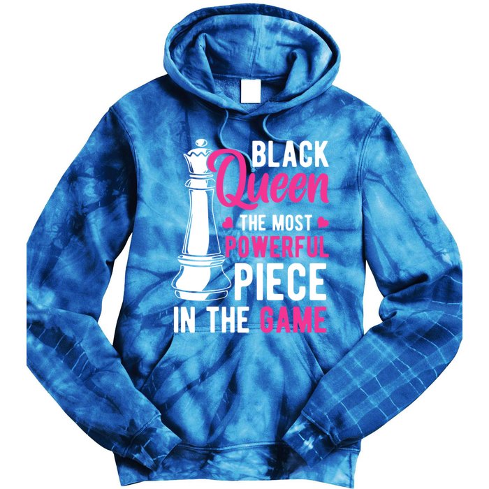 Black Queen The Most Powerful Piece In The Game Gift Tie Dye Hoodie