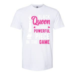 Black Queen The Most Powerful Piece In The Game Gift Softstyle CVC T-Shirt