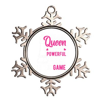 Black Queen The Most Powerful Piece In The Game Gift Metallic Star Ornament