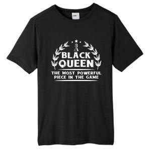 Black Queen The Most Powerful Piece Chess African American Gift Tall Fusion ChromaSoft Performance T-Shirt