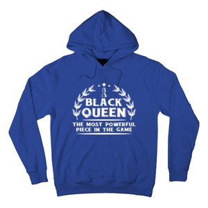 Black Queen The Most Powerful Piece Chess African American Gift Hoodie